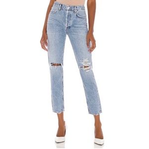 AGOLDE Jamie jeans size 23. Gently worn! “Spectator” color